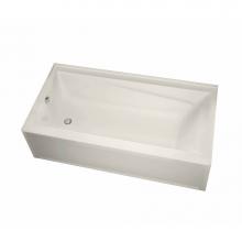 Maax 106226-R-097-007 - Exhibit 7232 IFS AFR Acrylic Alcove Right-Hand Drain Combined Whirlpool & Aeroeffect Bathtub i