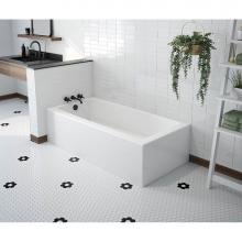 Maax 106815-000-002-002 - Mackenzie Corner Access 6030 AcrylX Corner Right-Hand Drain Bathtub in White