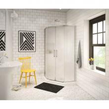 Maax 137440-981-084-000 - Radia Neo-angle 36 in. x 36 in. x 71.5 in. Sliding Corner Shower Door with Mistelite Glass in Chro