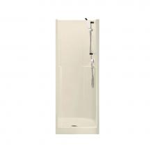 Maax 200030-000-004 - Biarritz 40 29.75 in. x 32 in. x 75 in. 1-piece Shower with No Seat, Center Drain in Bone