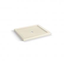 Maax 410001-542-004 - B3 Base 4832 Round Drain Stabili-T, Corner Left Bone / Natural