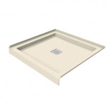 Maax 420000-501-004 - B3 Base 3636 Square Drain Alcove Installation Bone / Natural