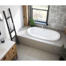 Maax 105509-055-001-104 - Jazz 66 x 36 Acrylic Drop-in Center Drain Aerofeel Bathtub in White