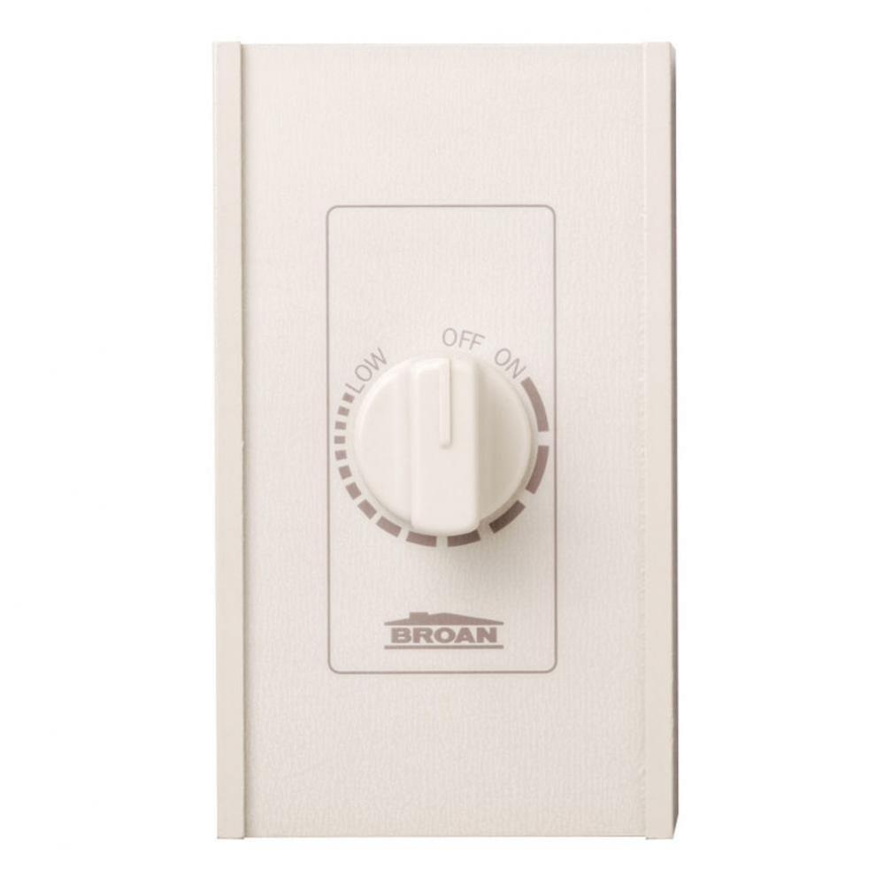 Electronic Variable Speed Control, 277V, 6A — Ivory. For models with &apos;&apos;C&apos;&apos; s