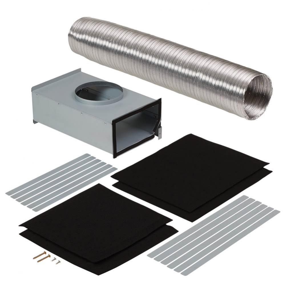 Optional Recirculation Kit for Ductless Installation of EW43 Series Chimney Range Hoods