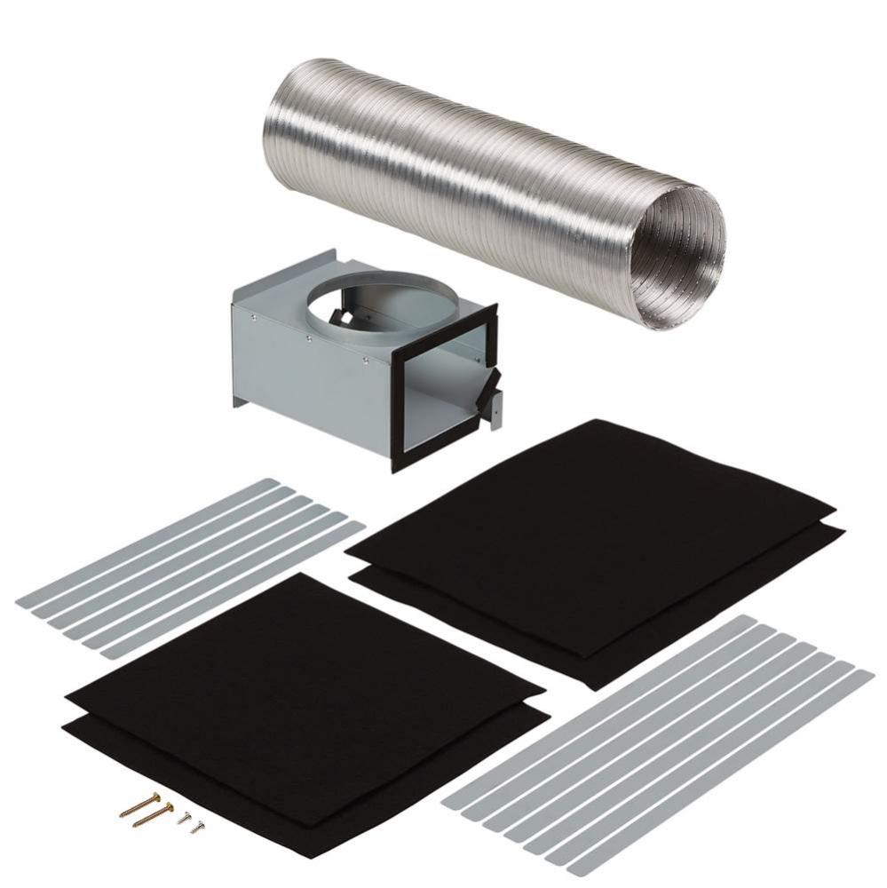 Optional Recirculation Kit for Ductless Installation of EW48 Series Chimney Range Hoods