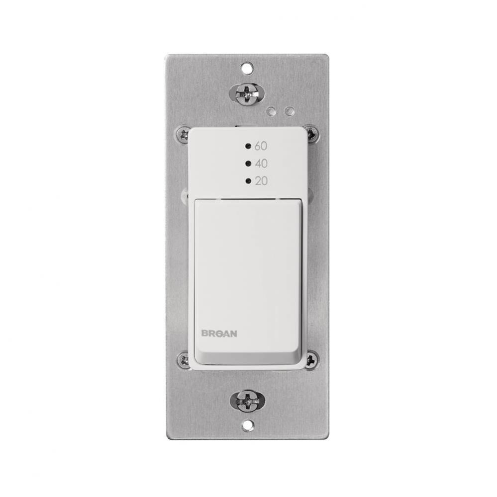 Broan-NuTone&#xae;  20-40-60 Min Countdown Timer Exhaust Fan Wall Control Switch