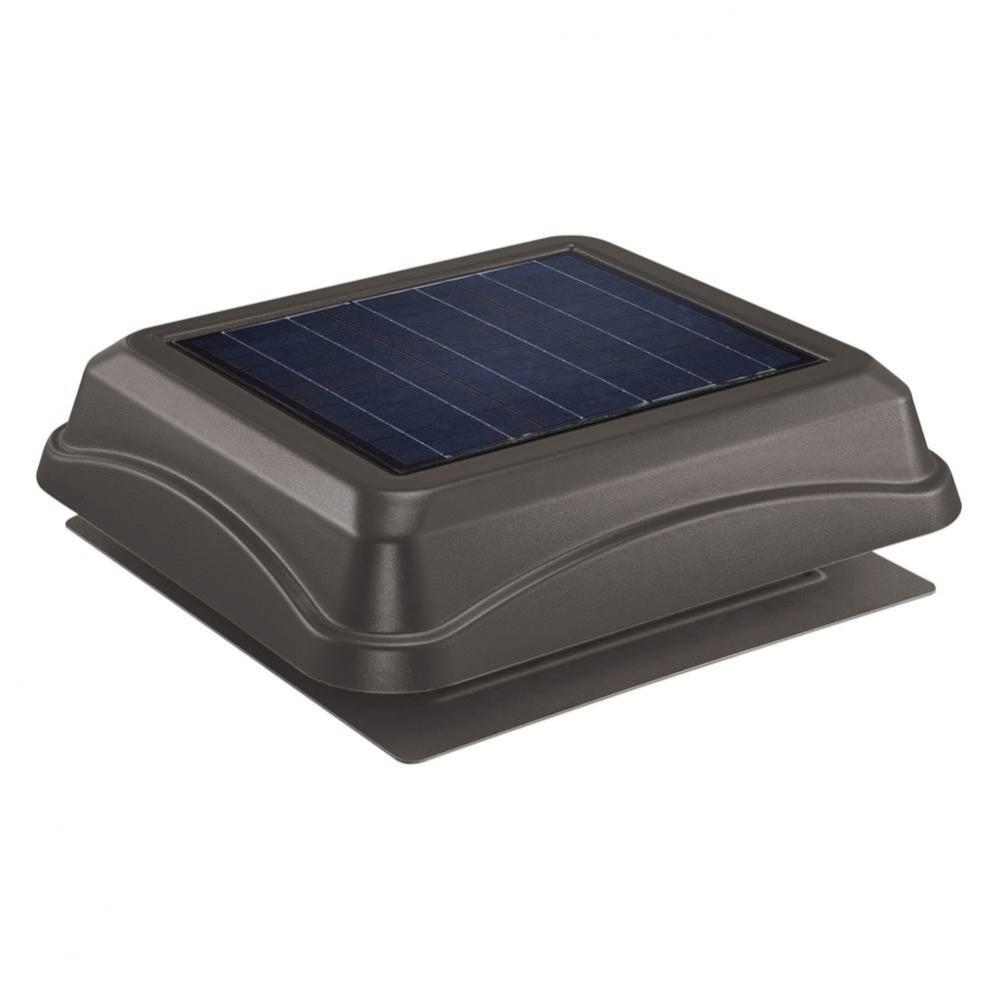 Broan 537 cfm Solar Powered Attic Ventilator, Surface Mount, Weathered Wood