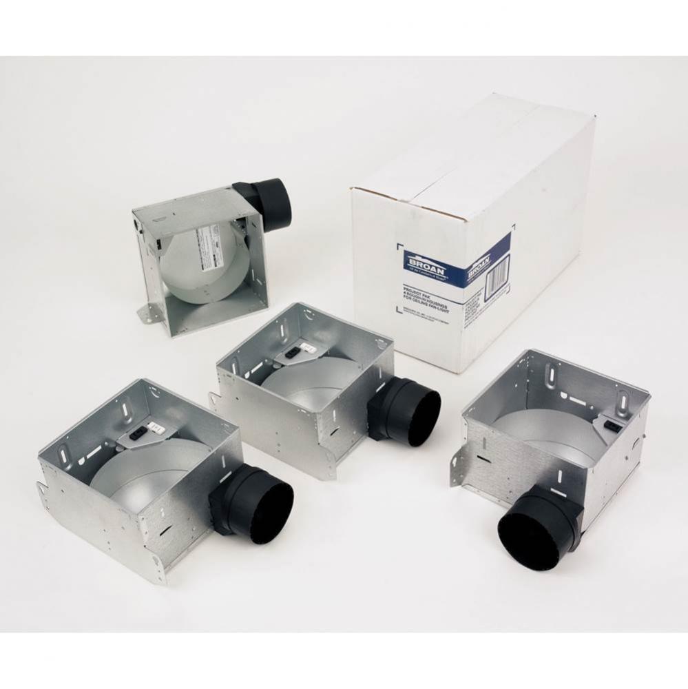 Broan Ventilation Fan/Light Housing Pack, 0.3 sones