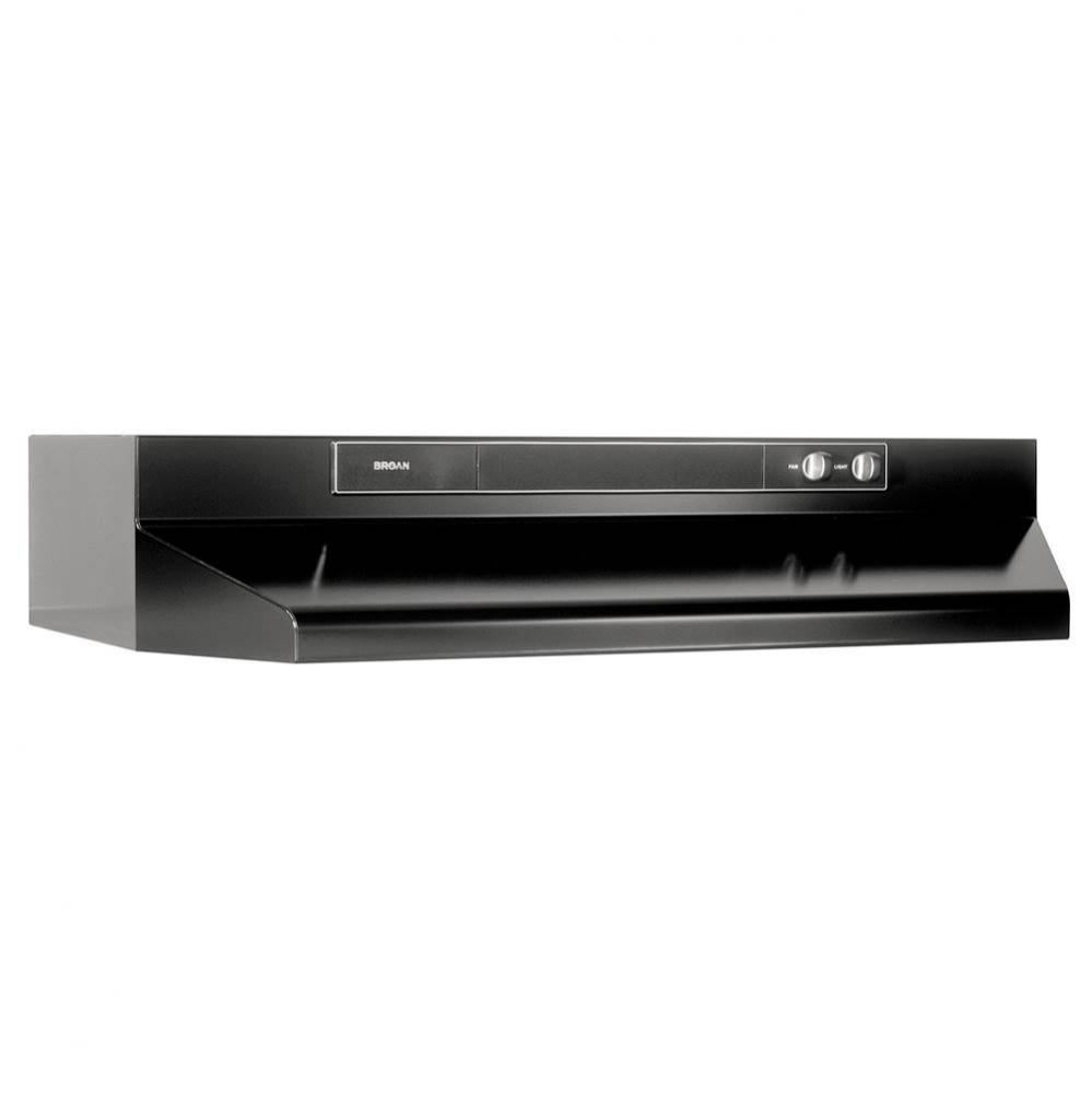 36&apos;&apos; 220 cfm Black Under-Cabinet Range Hood