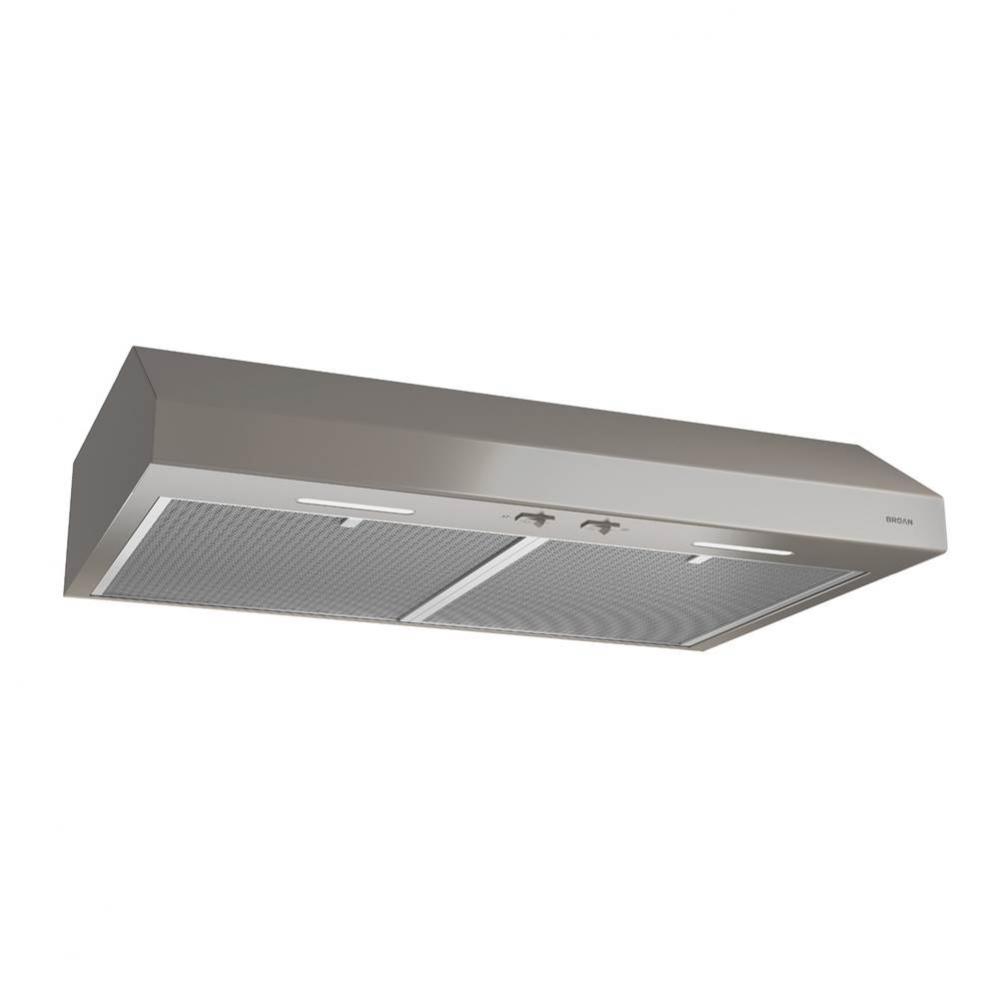 Glacier 30&apos;&apos; 250 cfm 1.5 Sones Slate Range Hood Energy Star certified