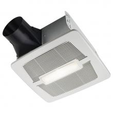 Broan Nutone AE50110DCSL - Humidity Sensing Bathroom Exhaust Fan w/ LED Light, ENERGY STAR®, 50-110 CFM