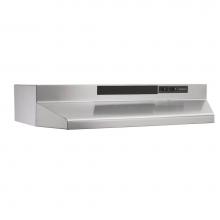 Broan Nutone 433004 - 30-Inch Convertible Under-Cabinet Range Hood, 260 Max Blower CFM, Stainless Steel