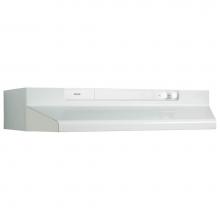 Broan Nutone 463011 - 30'' 220 cfm White-on-White Under-Cabinet Range Hood