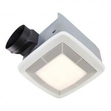 Broan Nutone QTXE110FLT - Broan QTXE Series 110 cfm Ventilation Fan/Light, 36W Fluorescent Light, 4W Nightlight, 0.7 Sones E