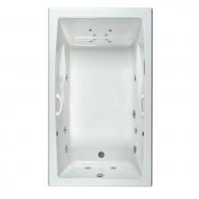 Mansfield Plumbing 5469 - Brentwood 3660 Swirl-way Combination Whirlpool & Air Massage Bath