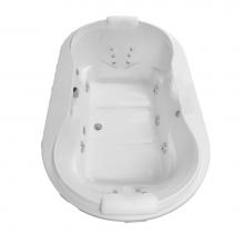 Mansfield Plumbing 5377 - Heathrow OV Swirl-way Air Massage Bath