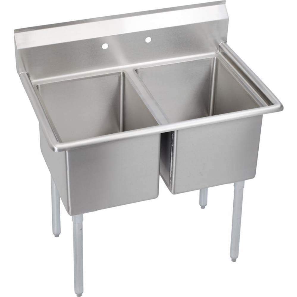 Dependabilt Stainless Steel 43&apos;&apos; x 29-13/16&apos;&apos; x 43-3/4&apos;&apos; 16 Gauge Tw