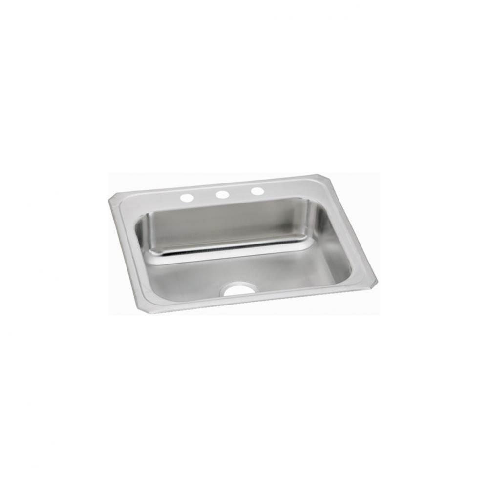 Celebrity Stainless Steel 25&apos;&apos; x 21-1/4&apos;&apos; x 6-7/8&apos;&apos;, 2-Hole Single B