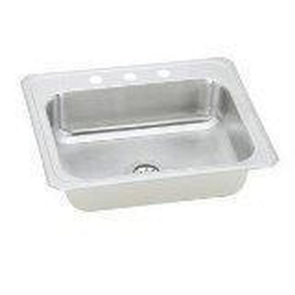 20 Gauge 31&apos;&apos; X 22&apos;&apos; X 6.875&apos;&apos; Single Bowl Sink