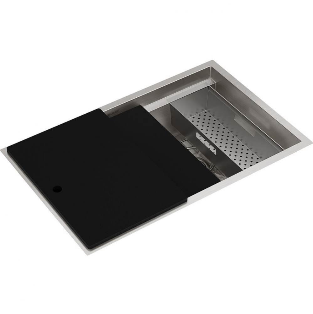 Circuit Chef Stainless Steel 32-1/2&apos;&apos; x 20-1/2&apos;&apos; x 10&apos;&apos;, Single Bowl