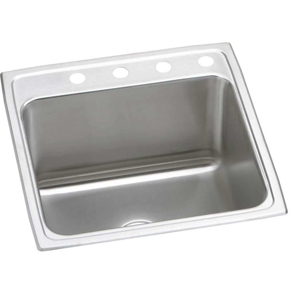 Lustertone Classic Stainless Steel 22&apos;&apos; x 22&apos;&apos; x 12-1/8&apos;&apos;, 5-Hole Si