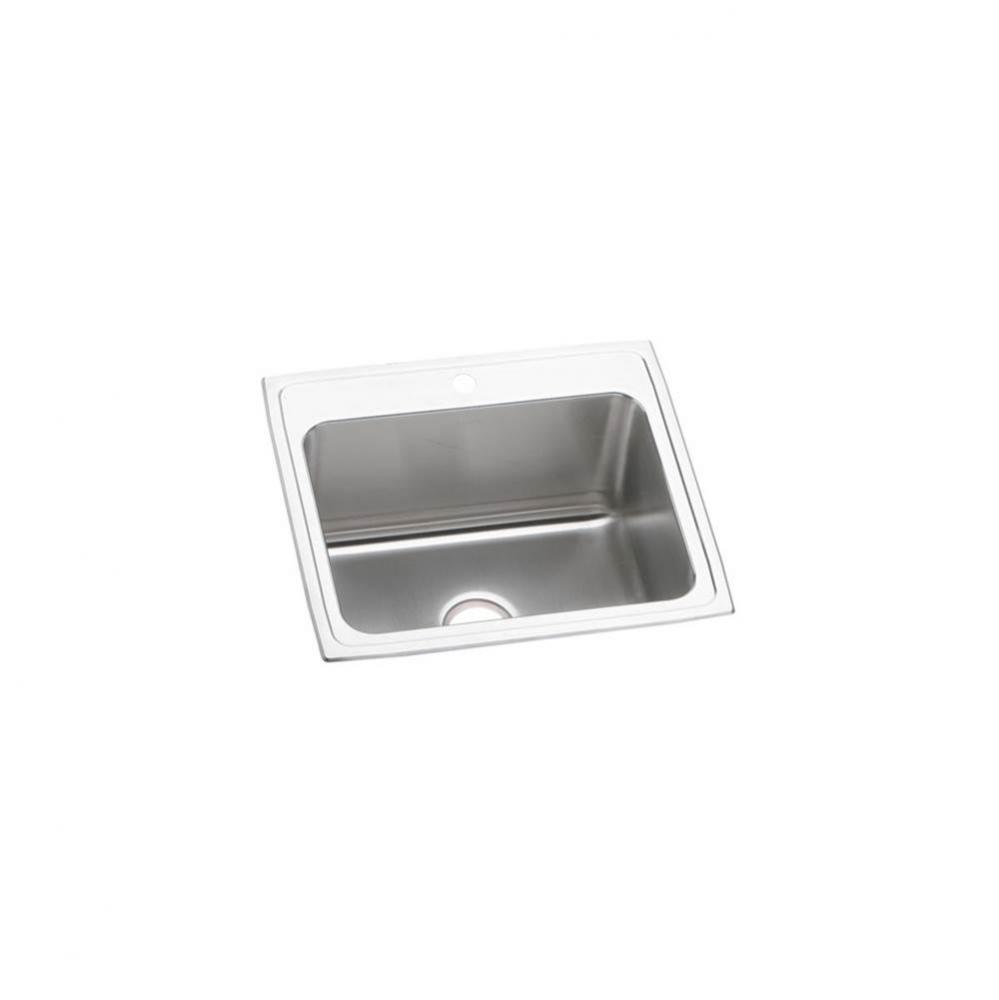 Lustertone Classic Stainless Steel 25&apos;&apos; x 22&apos;&apos; x 12-1/8&apos;&apos;, Single Bo