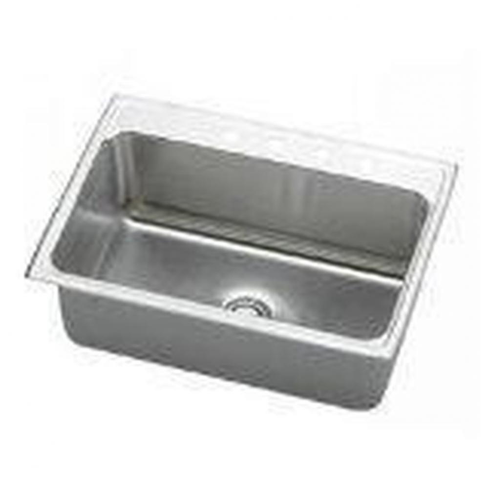 18 Gauge 31&apos;&apos; X 22&apos;&apos; X 10.125&apos;&apos; Single Bowl Kitchen Sink