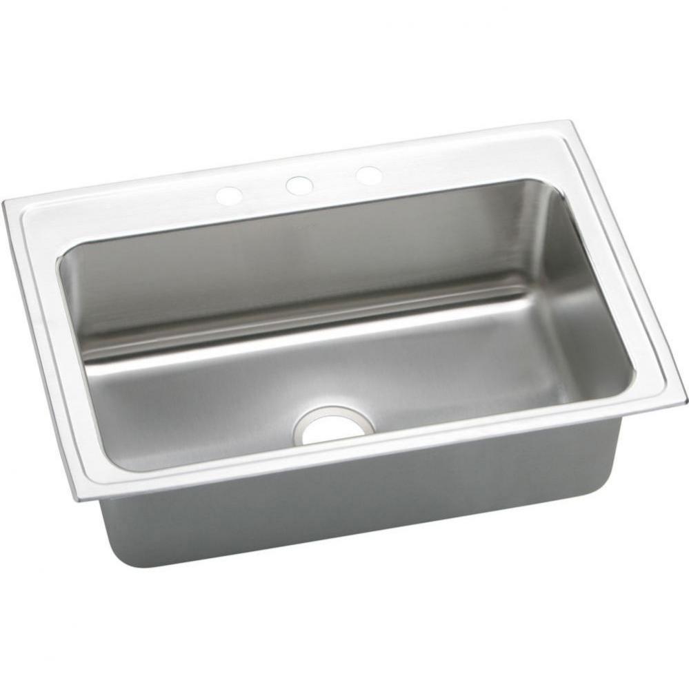 Lustertone Classic Stainless Steel 33&apos;&apos; x 22&apos;&apos; x 10-1/8&apos;&apos;, Single Bo