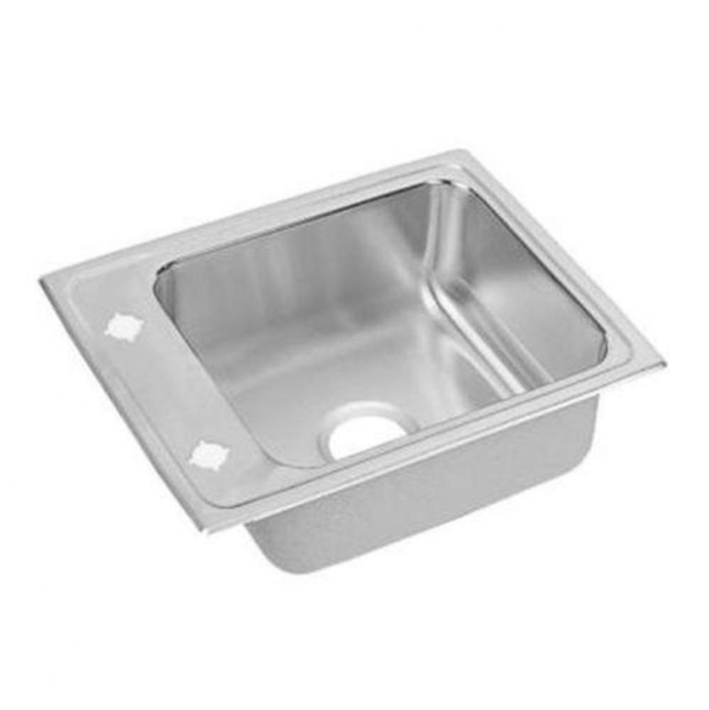 18 Gauge 22&apos;&apos; X 17&apos;&apos; X 4&apos;&apos; Single Bowl Sink