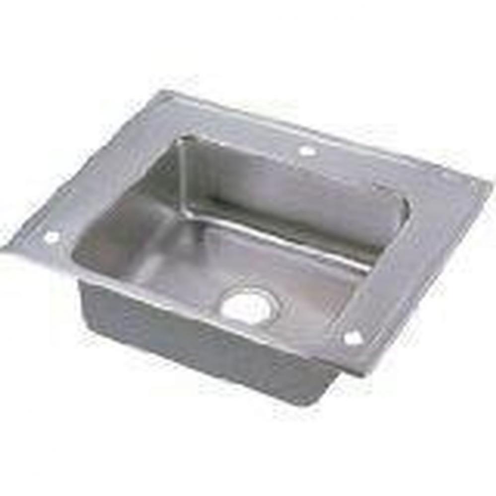 18 Gauge 28&apos;&apos; X 22&apos;&apos; X 5.5&apos;&apos; Single Bowl Sink