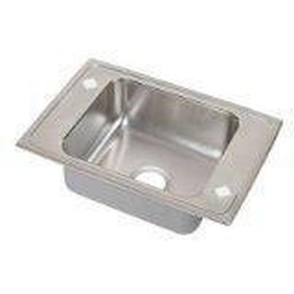 18 Gauge 22&apos;&apos; X 19.5&apos;&apos; X 7.625&apos;&apos; Single Bowl Sink