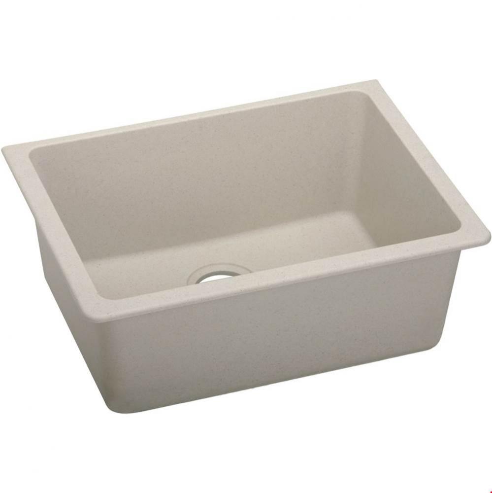 Quartz Classic 24-5/8&apos;&apos; x 18-1/2&apos;&apos; x 9-1/2&apos;&apos;, Single Bowl Undermount