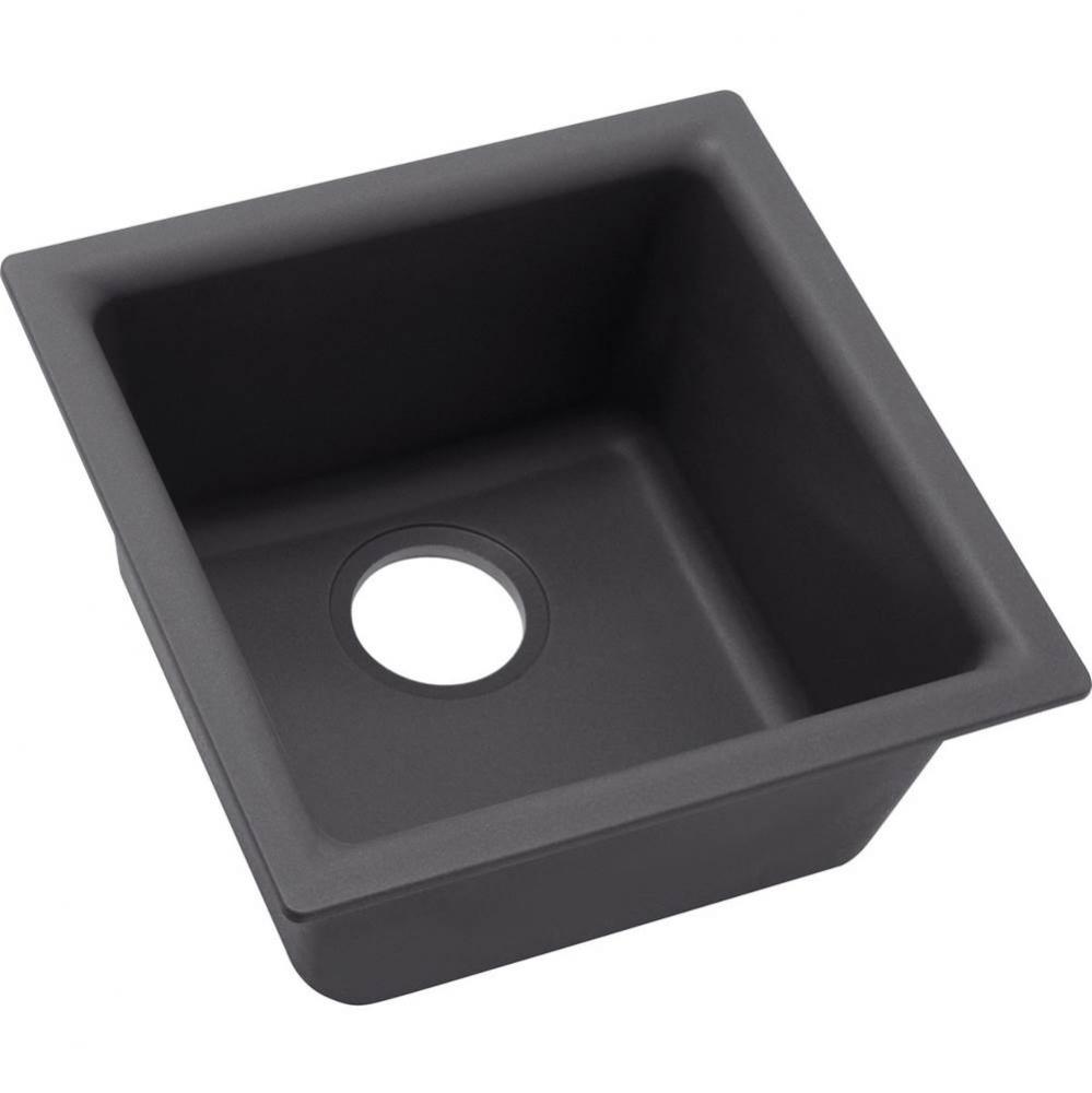 Elkay Quartz Luxe 15-3/4&apos;&apos; x 15-3/4&apos;&apos; x 7-11/16&apos;&apos;, Single Bowl Dual