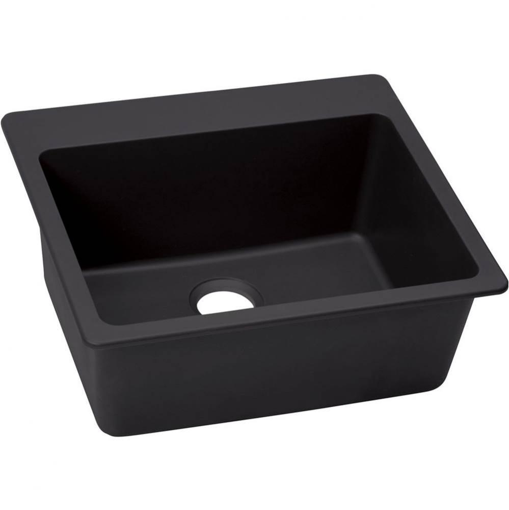 Elkay Quartz Luxe 25&apos;&apos; x 22&apos;&apos; x 9-1/2&apos;&apos;, Single Bowl Drop-in Sink, C