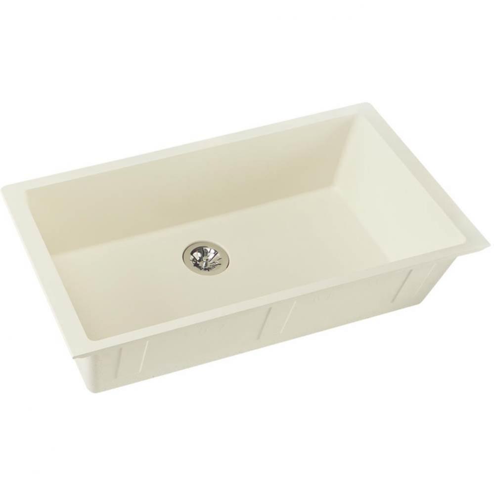 Elkay Quartz Luxe 35-7/8&apos;&apos; x 19&apos;&apos; x 9&apos;&apos; Single Bowl Undermount Kitch