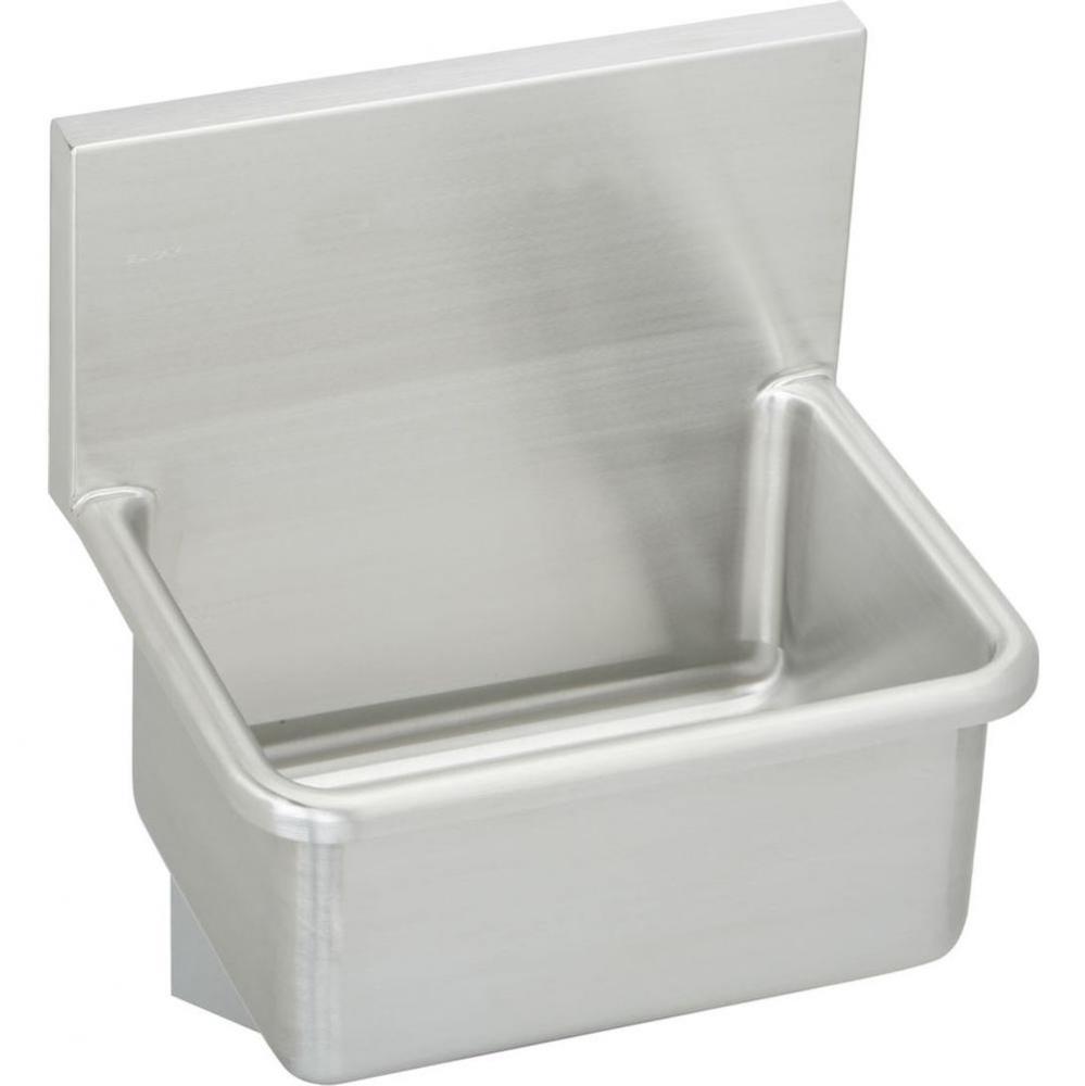 Stainless Steel 25&apos;&apos; x 19-1/2&apos;&apos; x 12, Wall Hung Service Sink