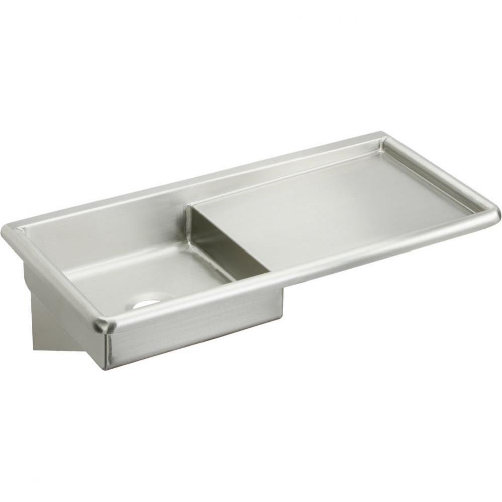 Stainless Steel 42&apos;&apos; x 20&apos;&apos; x 6, Wall Hung Service Sink