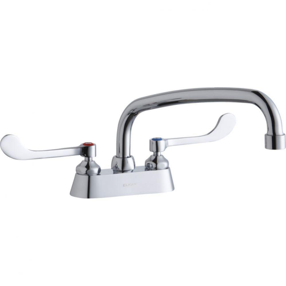 4&apos;&apos; Centerset with Exposed Deck Faucet with 12&apos;&apos; Arc Tube Spout 6&apos;&apos;