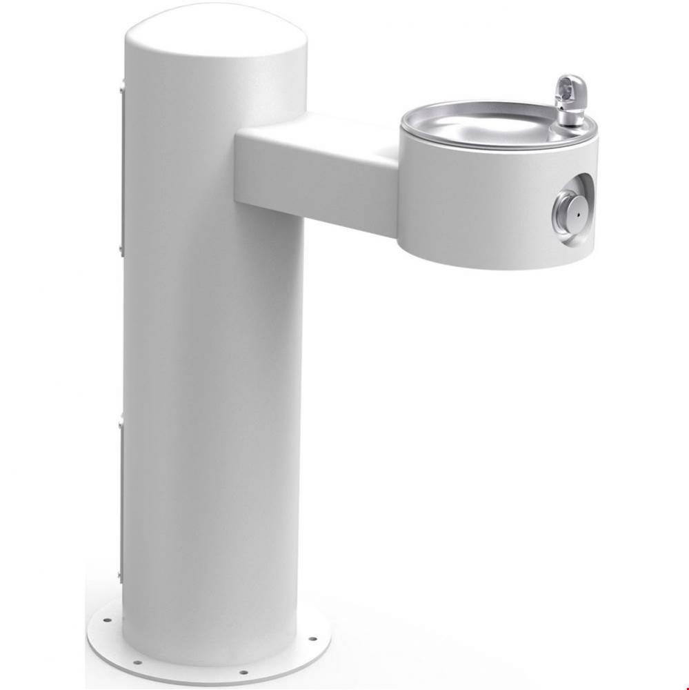 Outdoor Fountain Pedestal Non-Filtered Non-Refrigerated, White