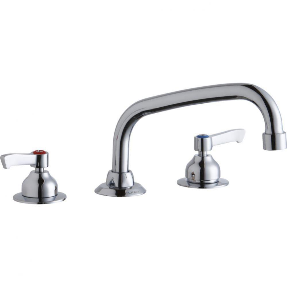 8&apos;&apos; Centerset with Concealed Deck Faucet with 8&apos;&apos; Arc Tube Spout 2&apos;&apos;