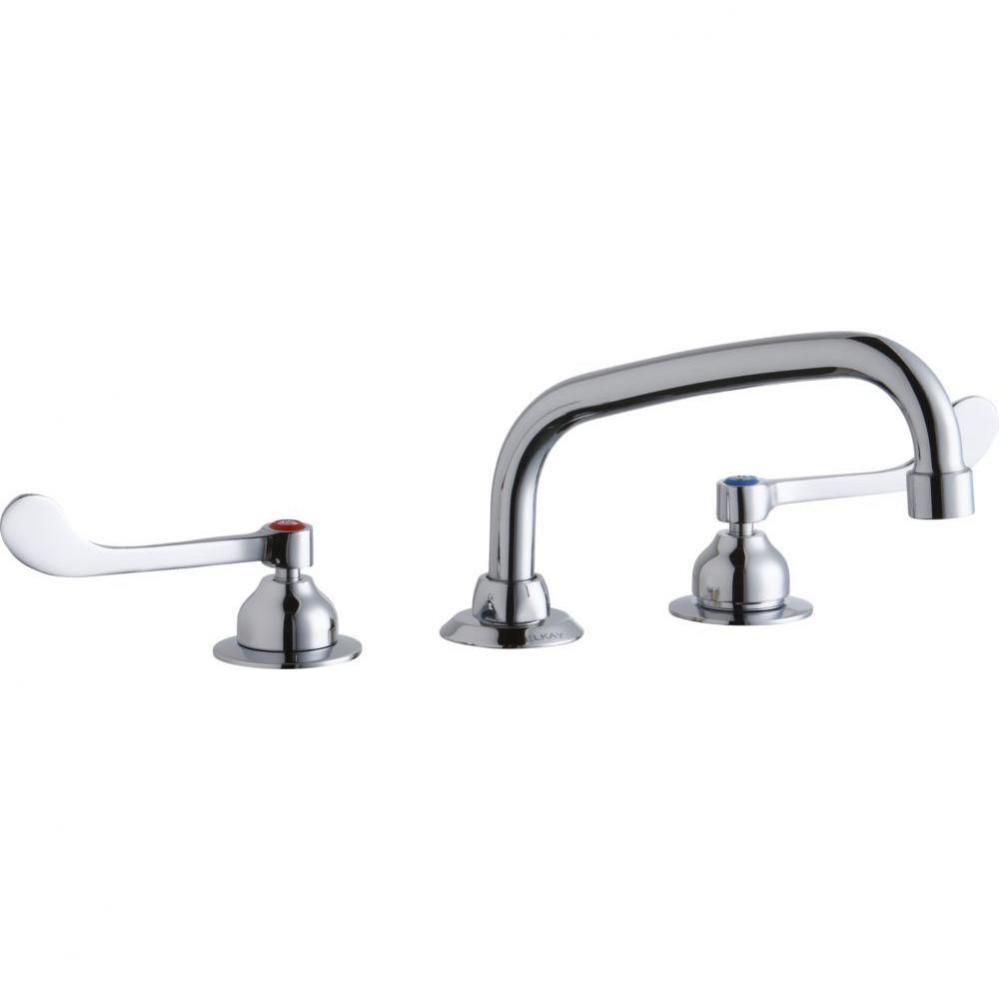 8&apos;&apos; Centerset with Concealed Deck Faucet with 8&apos;&apos; Arc Tube Spout 6&apos;&apos;