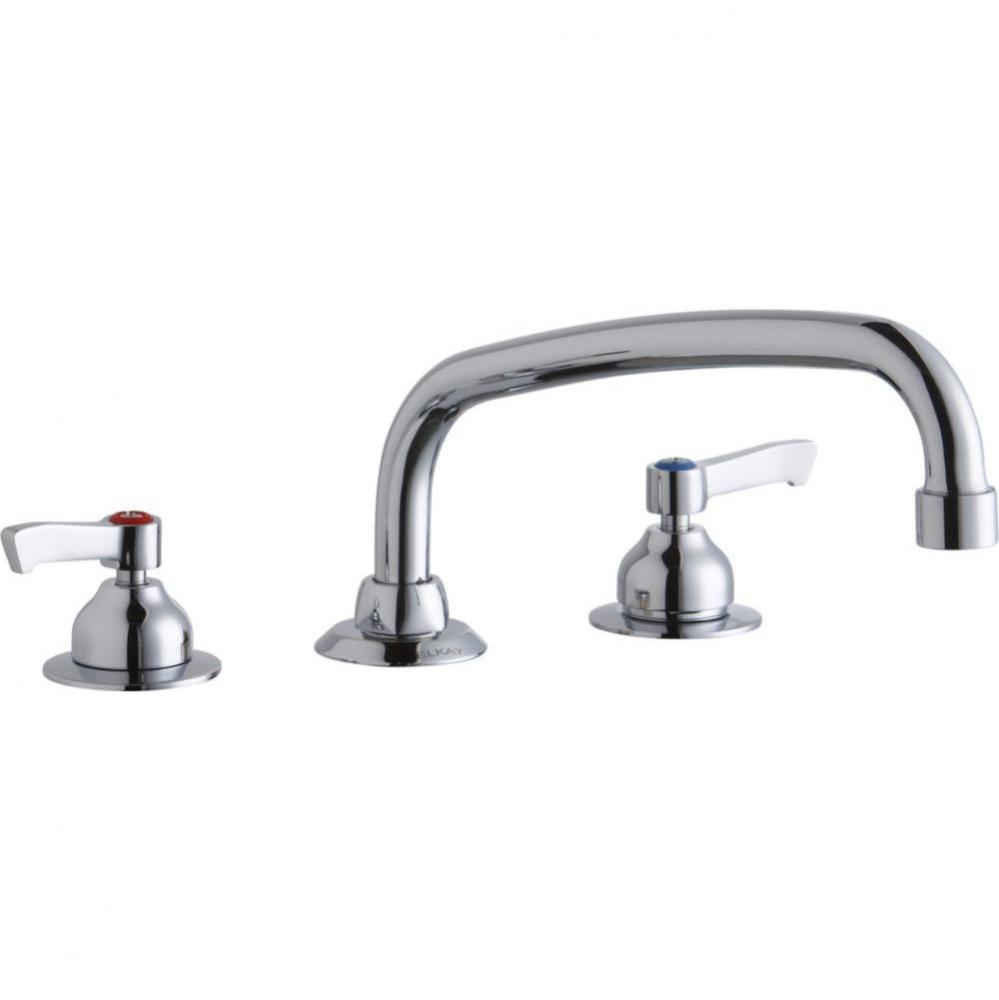 8&apos;&apos; Centerset with Concealed Deck Faucet with 10&apos;&apos; Arc Tube Spout 2&apos;&apos