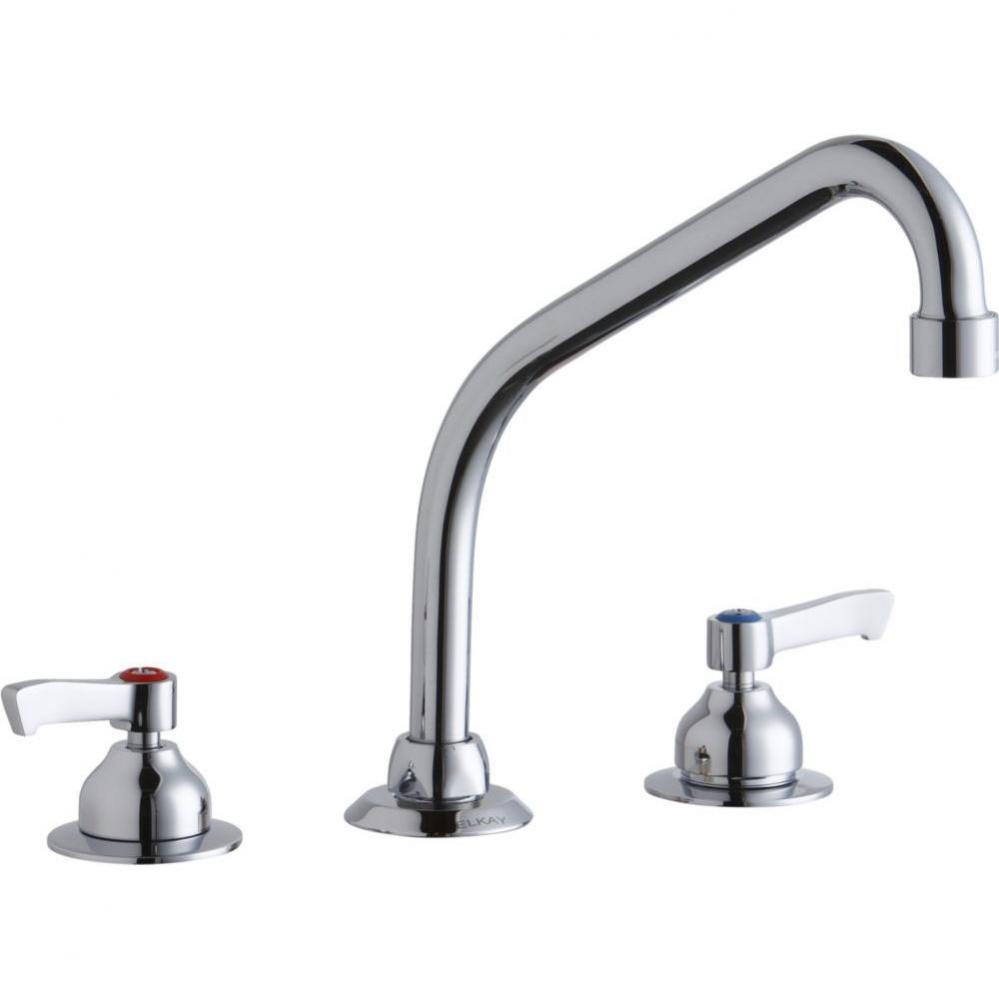 8&apos;&apos; Centerset with Concealed Deck Faucet with 8&apos;&apos; High Arc Spout 2&apos;&apos;