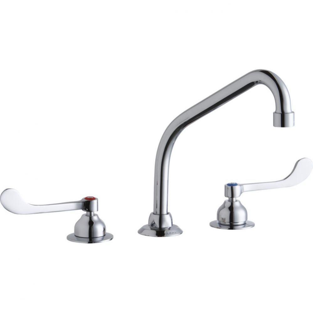 8&apos;&apos; Centerset with Concealed Deck Faucet with 8&apos;&apos; High Arc Spout 6&apos;&apos;