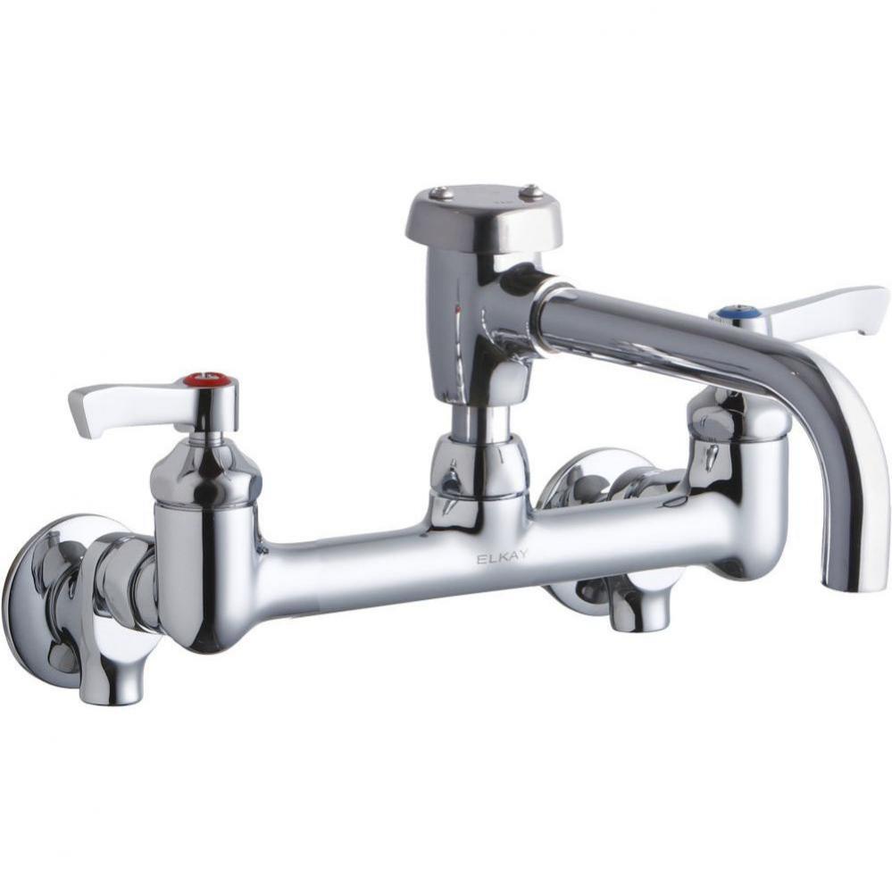 Service/Utility 8&apos;&apos; Centerset Wall Mount Faucet with 7&apos;&apos; Vented Spout 2&apos;&