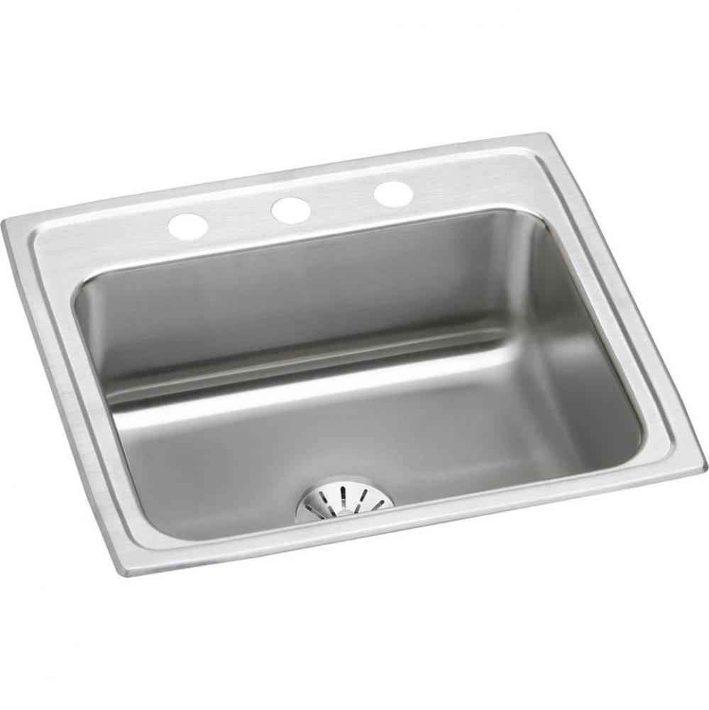 Lustertone Classic Stainless Steel 22&apos;&apos; x 19-1/2&apos;&apos; x 7-5/8&apos;&apos;, Single