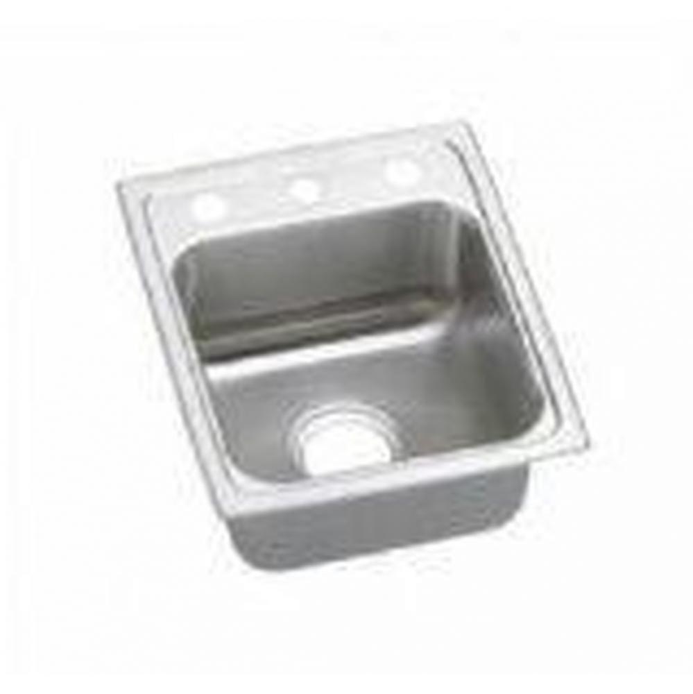 18 Gauge 15&apos;&apos; X 17.5&apos;&apos; X 6&apos;&apos; Single Bowl Bar/Prep Sink