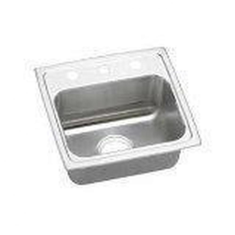 18 Gauge 17&apos;&apos; X 16&apos;&apos; X 6&apos;&apos; Single Bowl Kitchen Sink