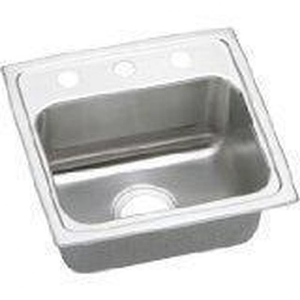 18 Gauge 17&apos;&apos; X 16&apos;&apos; X 6.5&apos;&apos; Single Bowl Kitchen Sink